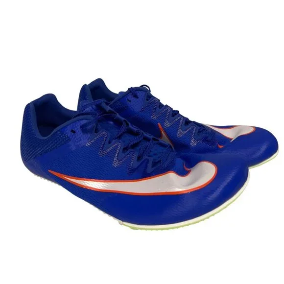 Nike Men's Rival Sprint Spikes Running Track Field Sprinting Blue Size 12 NEW - Picture 1 of 9